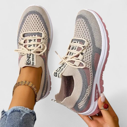 Koda Chunky-Sole Mesh Trainers | Women's Colour-Block Sneakers