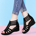 Deana Caged Wedge Sandals | Women's Gladiator Summer Sandals