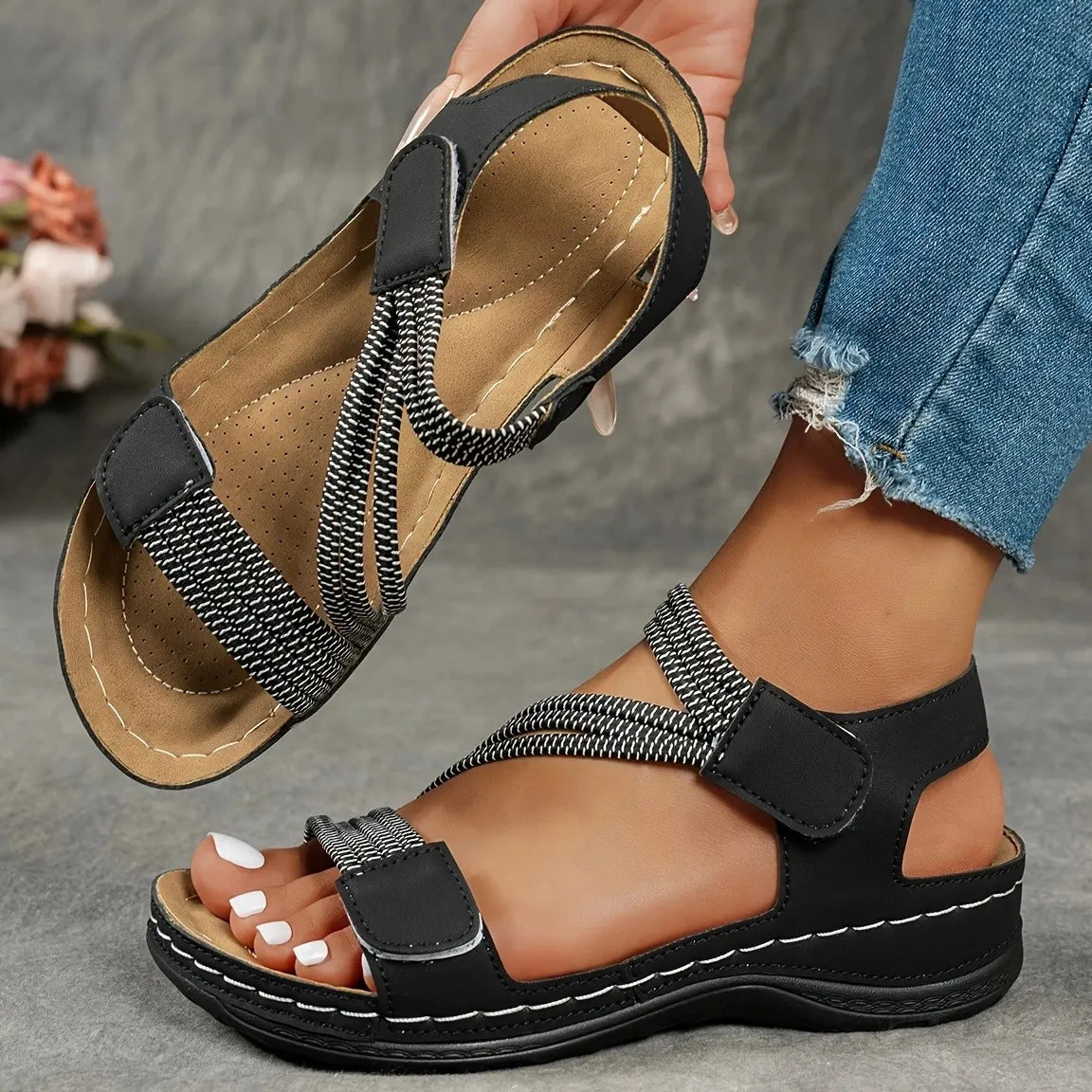 Felice Adjustable-Strap Sandals | Women's Cushioned Comfort Sandals