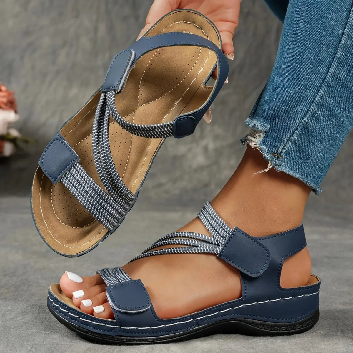 Felice Adjustable-Strap Sandals | Women's Cushioned Comfort Sandals