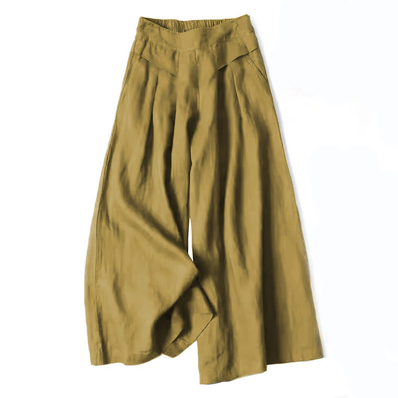 Marisa Wide-Leg Culotte Pants | Women's Relaxed Trousers