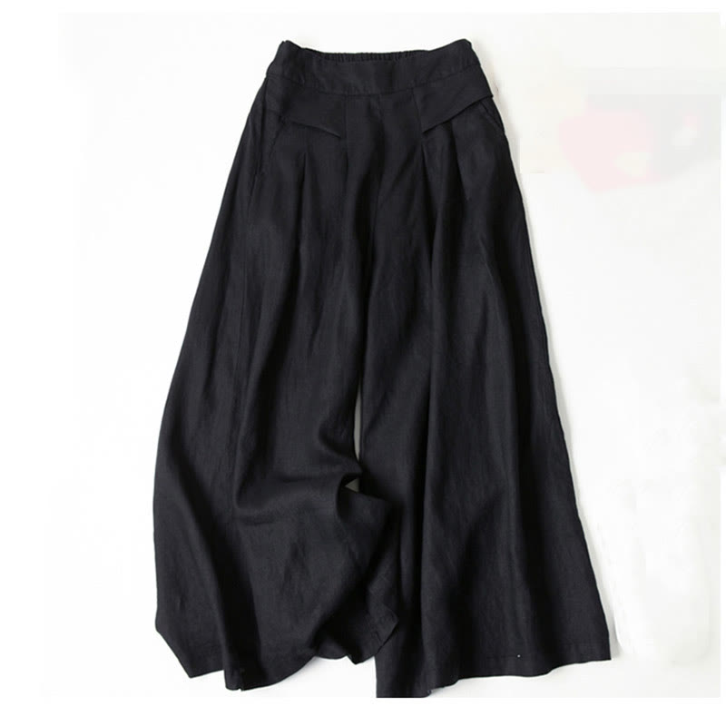Marisa Wide-Leg Culotte Pants | Women's Relaxed Trousers