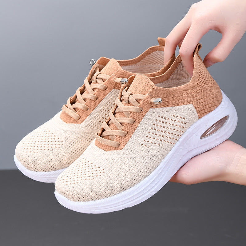 Velra Mesh Slip-On Sneakers | Women's Platform Walking Trainers