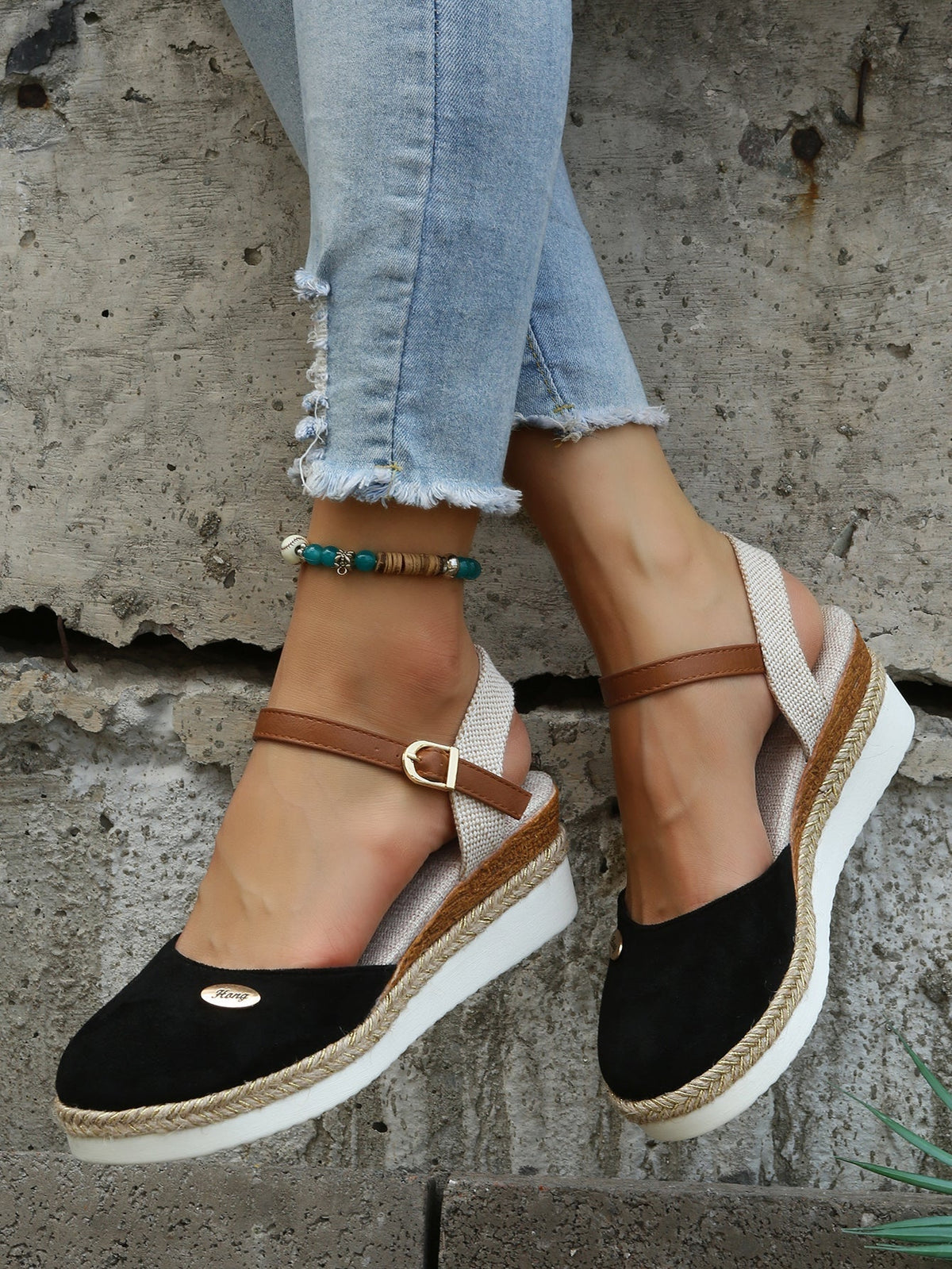 Margie Espadrille Flatform Flats | Women's Ankle-Strap Shoes