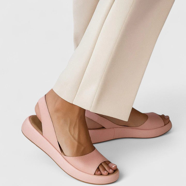 Bondi Peep-Toe Flatform Sandals | Women's Slingback Summer Sandals