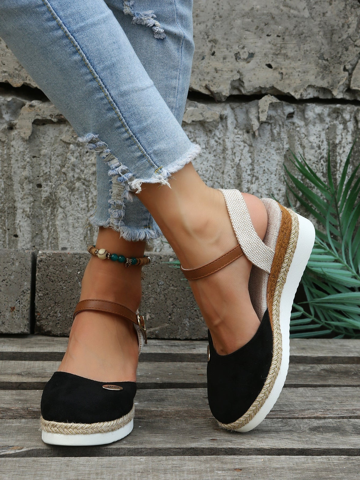 Margie Espadrille Flatform Flats | Women's Ankle-Strap Shoes