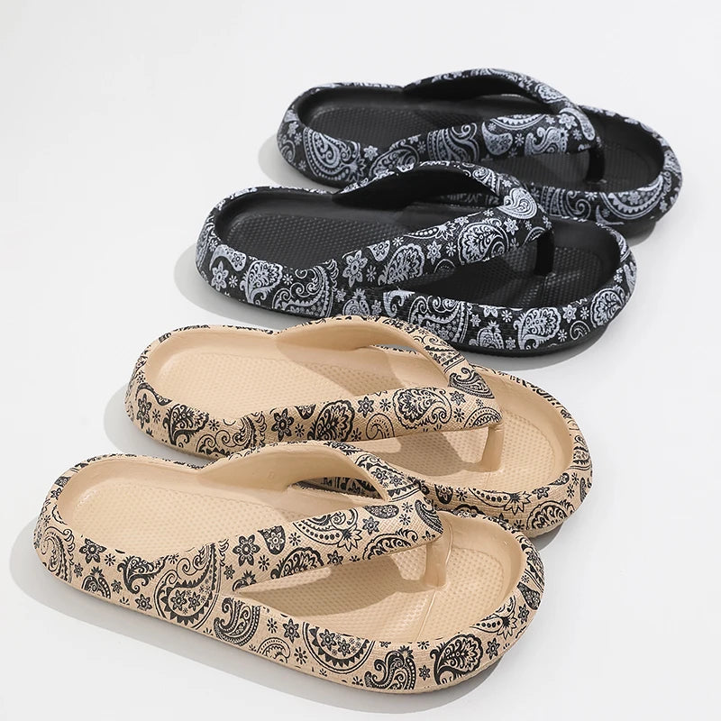 Marsa Criss-Cross Thong Sandals | Women's Cushioned Foam Sandals