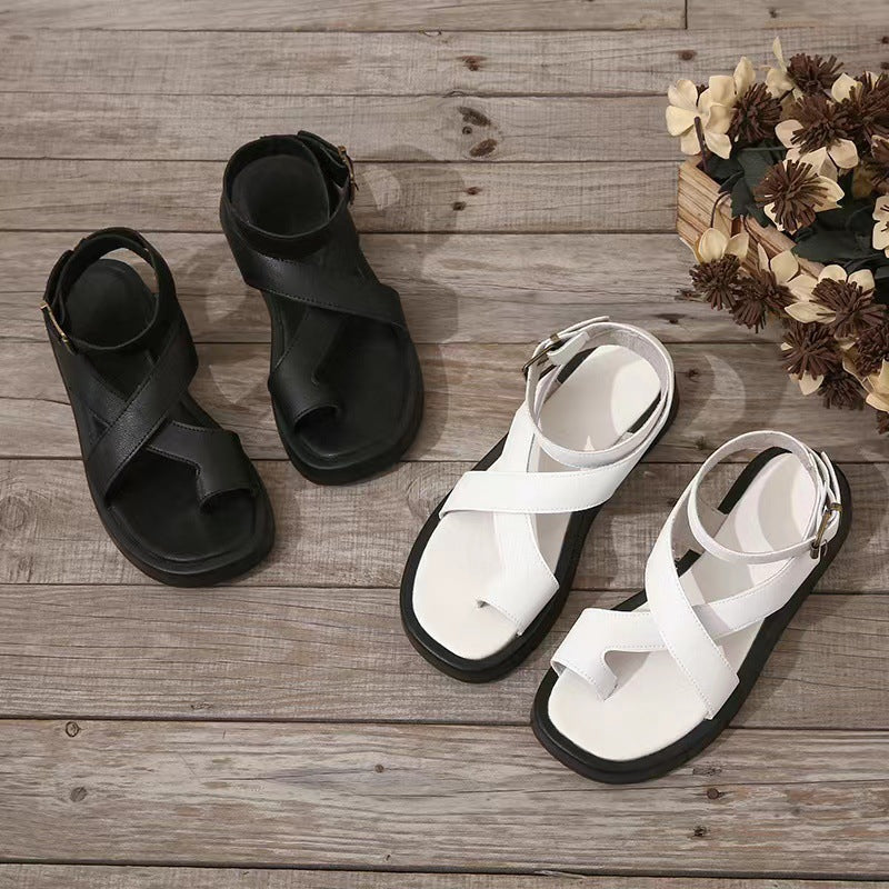 Paloma Criss-Cross Platform Sandals | Women's Ankle-Strap Sandals