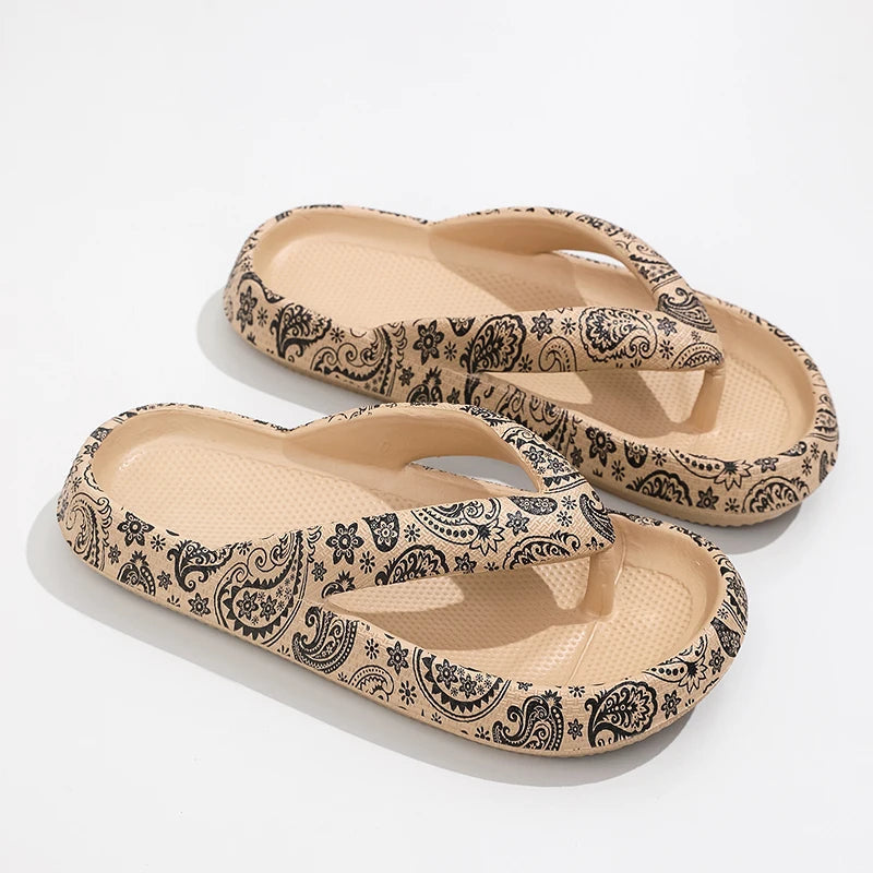 Marsa Criss-Cross Thong Sandals | Women's Cushioned Foam Sandals
