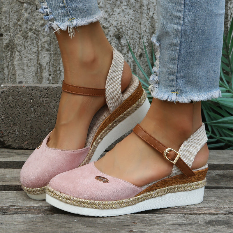 Margie Espadrille Flatform Flats | Women's Ankle-Strap Shoes