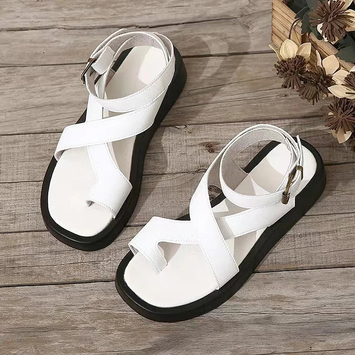 Paloma Criss-Cross Platform Sandals | Women's Ankle-Strap Sandals