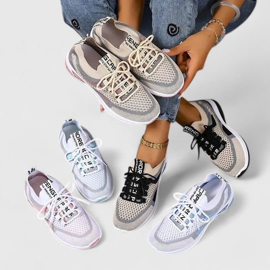 Koda Chunky-Sole Mesh Trainers | Women's Colour-Block Sneakers