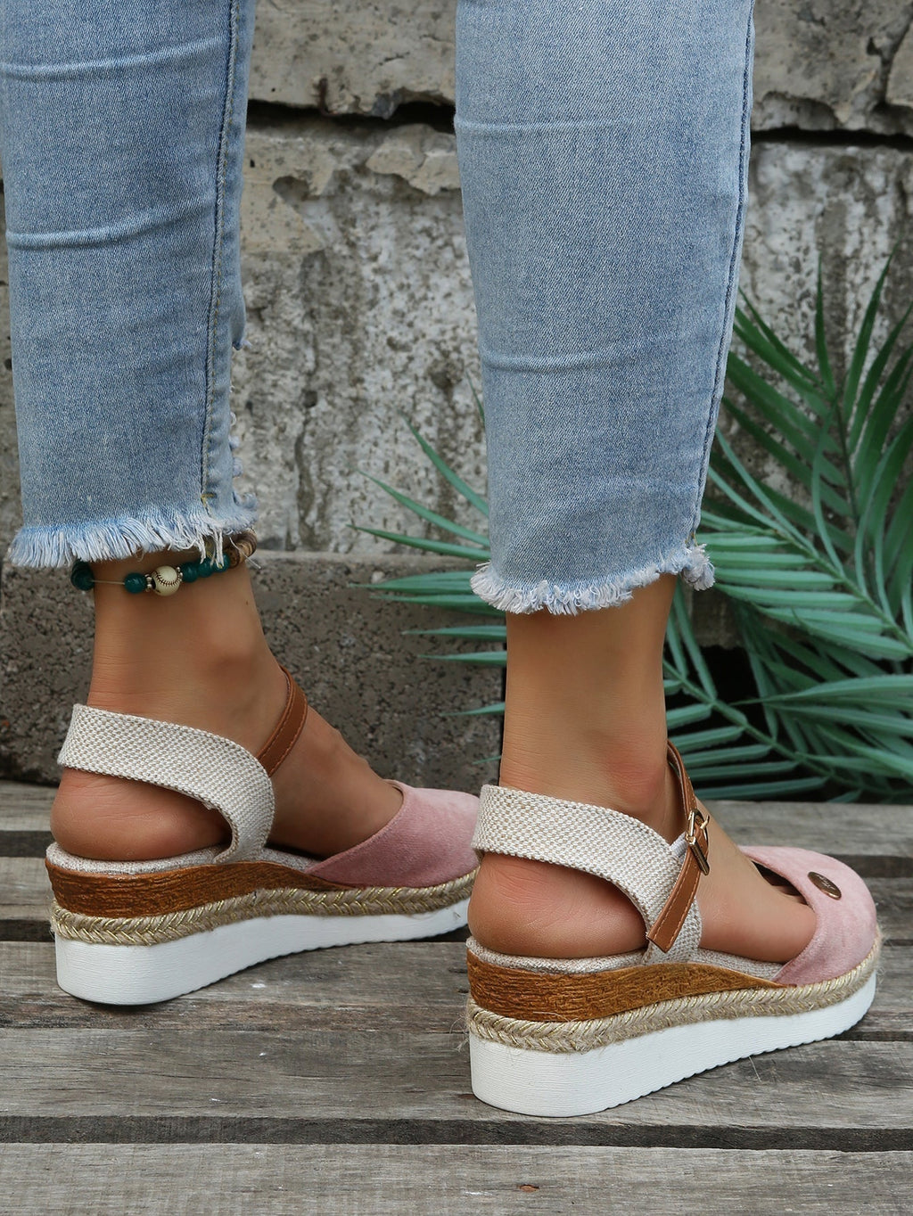 Margie Espadrille Flatform Flats | Women's Ankle-Strap Shoes