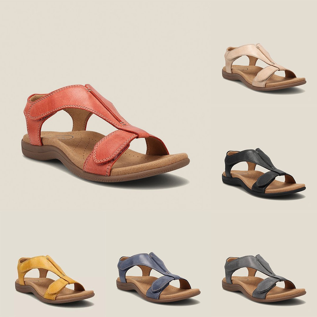 Fabiola Cushioned Comfort Sandals | Women's Cut-Out Summer Sandals