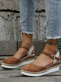 Margie Espadrille Flatform Flats | Women's Ankle-Strap Shoes