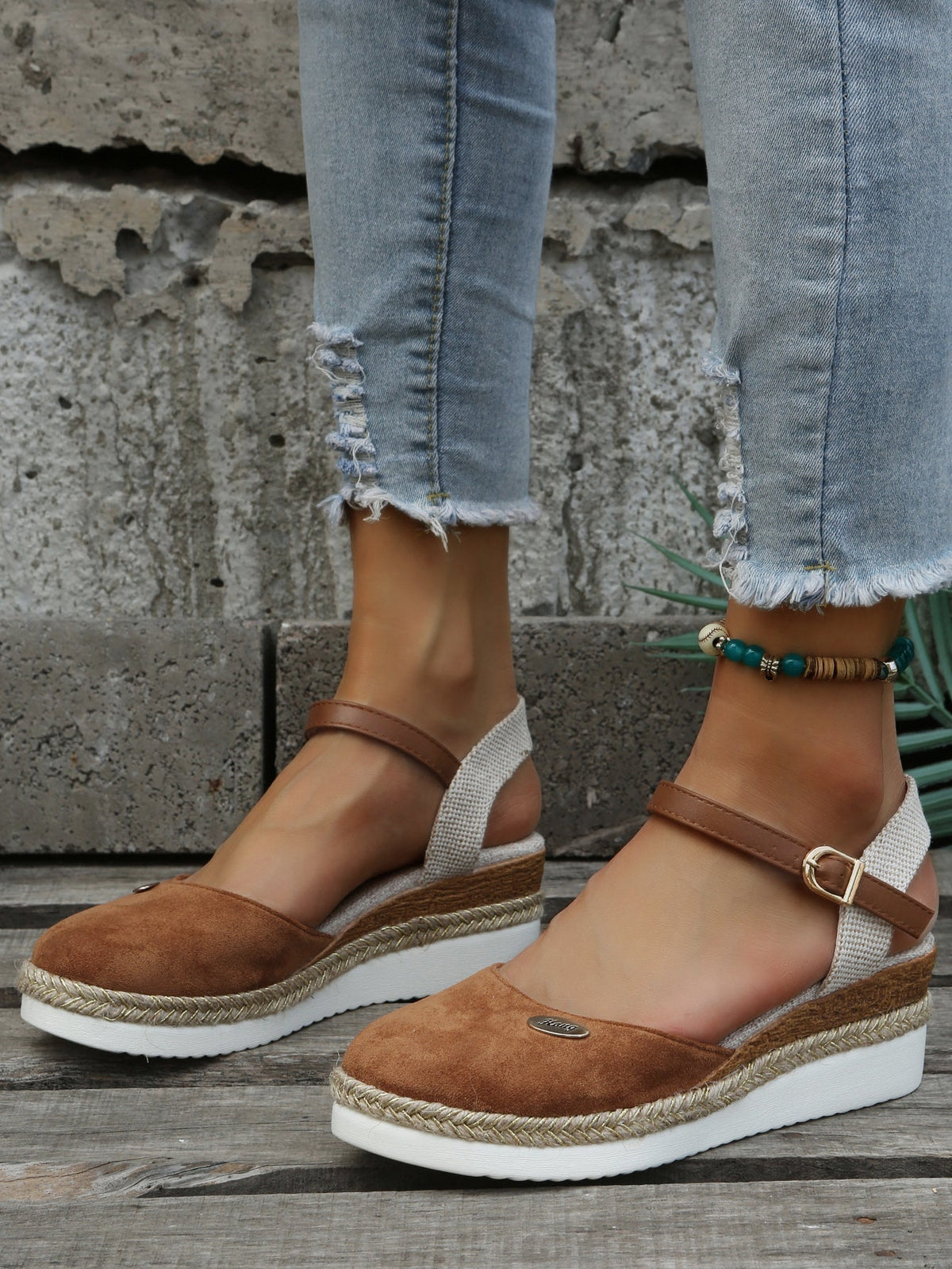 Margie Espadrille Flatform Flats | Women's Ankle-Strap Shoes