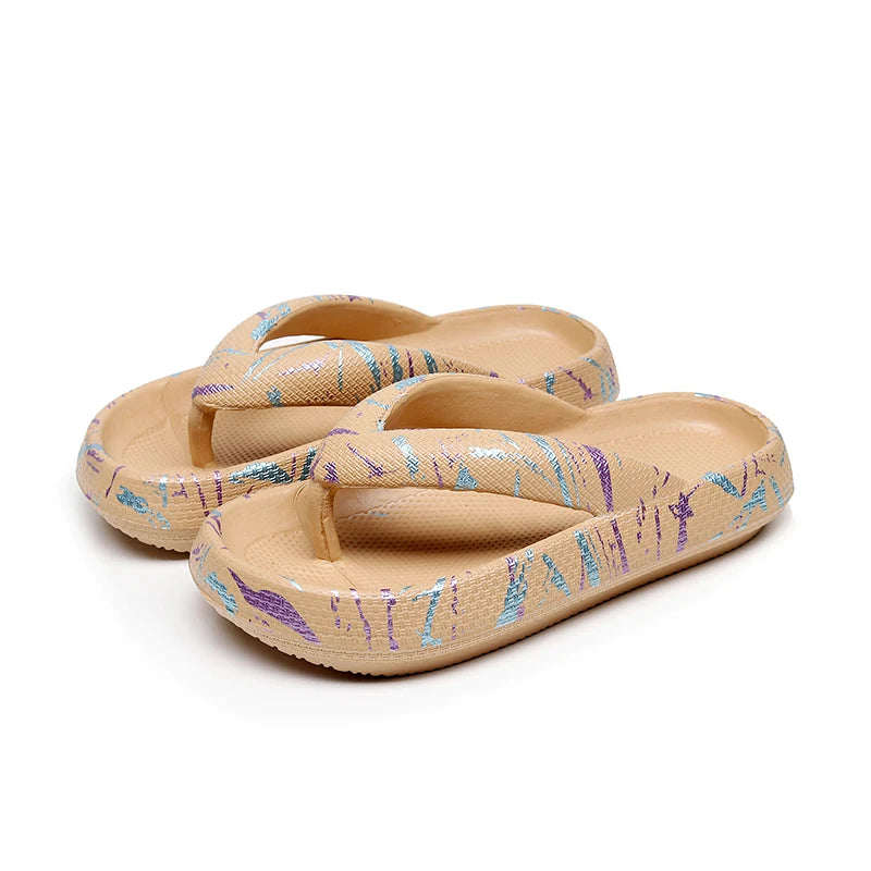 Marsa Criss-Cross Thong Sandals | Women's Cushioned Foam Sandals