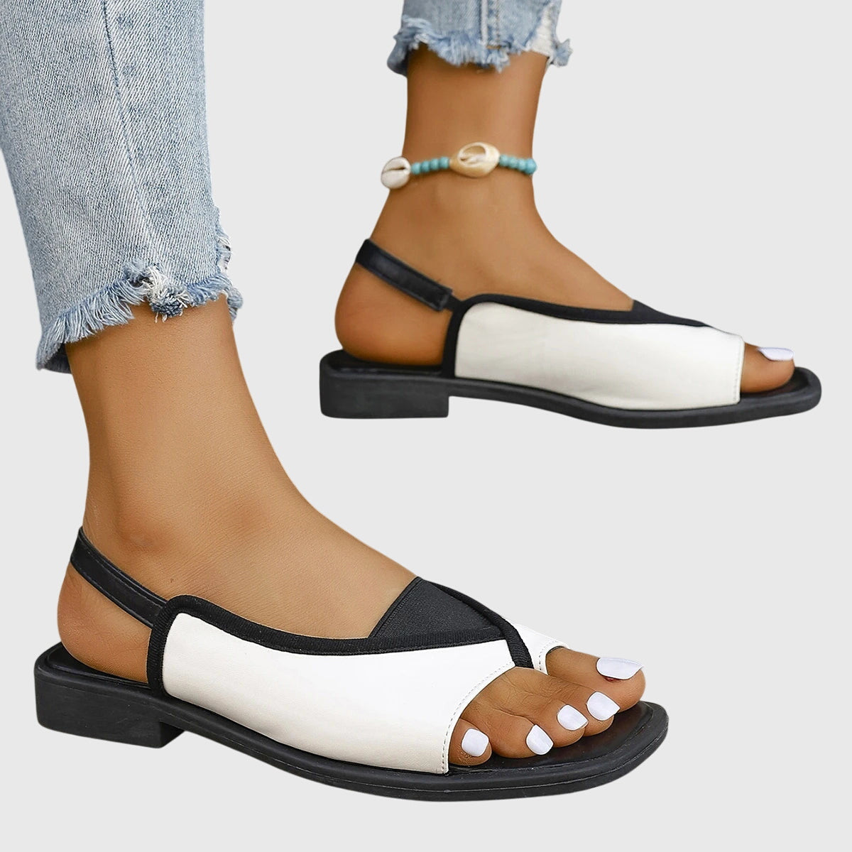 Talia Toe-Loop Slingback Sandals | Women's Flat Summer Sandals