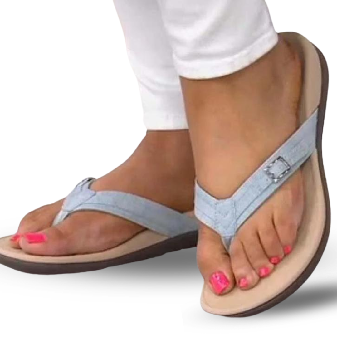 Daryl Cushioned Thong Sandals | Women's Comfort Summer Sandals