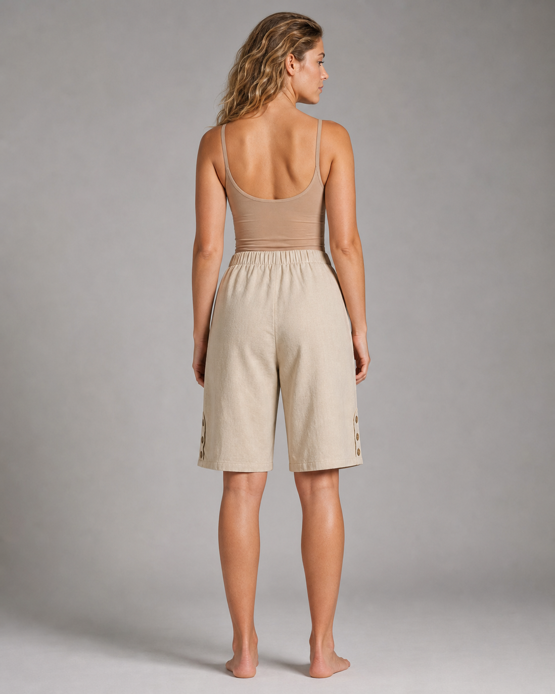 Lolo™ | Shorts — Khaki — back