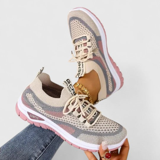 Koda Chunky-Sole Mesh Trainers | Women's Colour-Block Sneakers