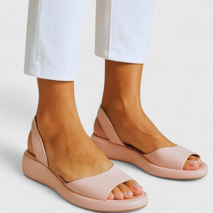 Bondi Peep-Toe Flatform Sandals | Women's Slingback Summer Sandals