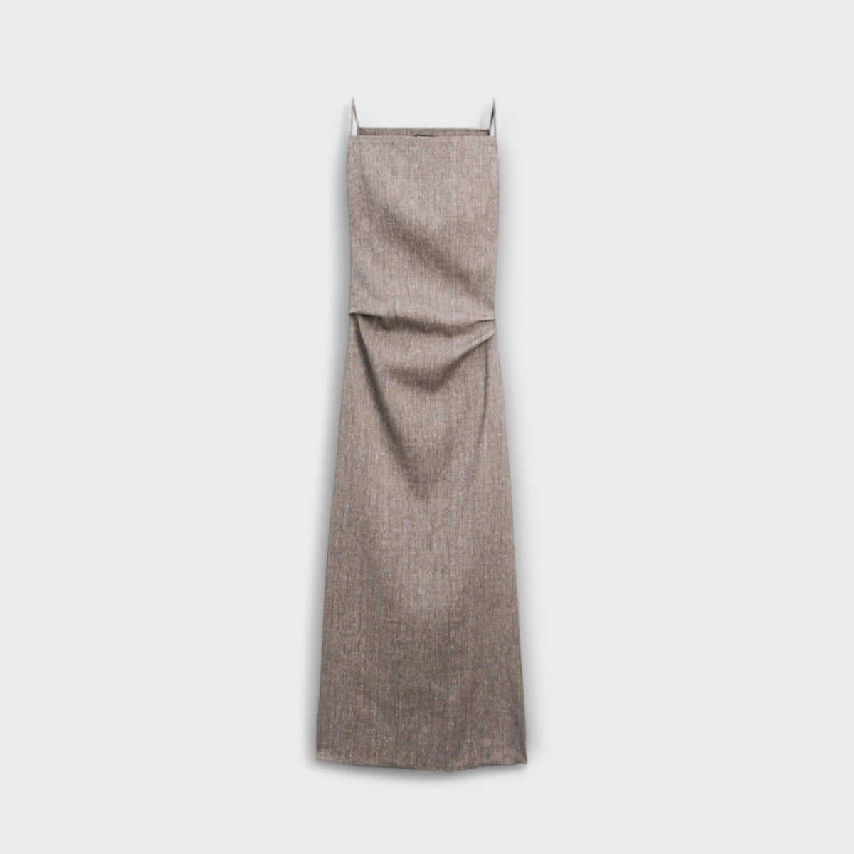Camille square neck strappy midi dress