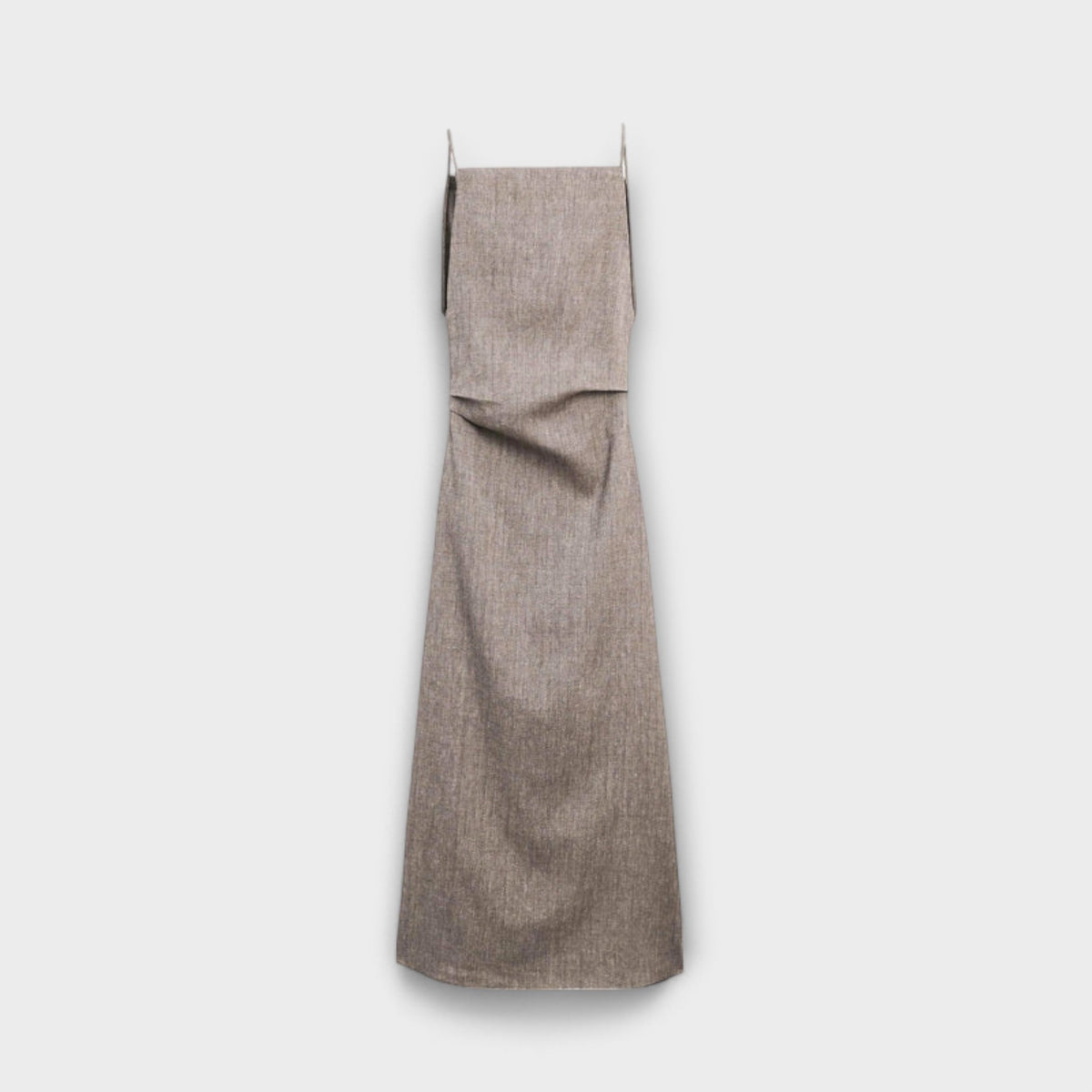 Camille square neck strappy midi dress