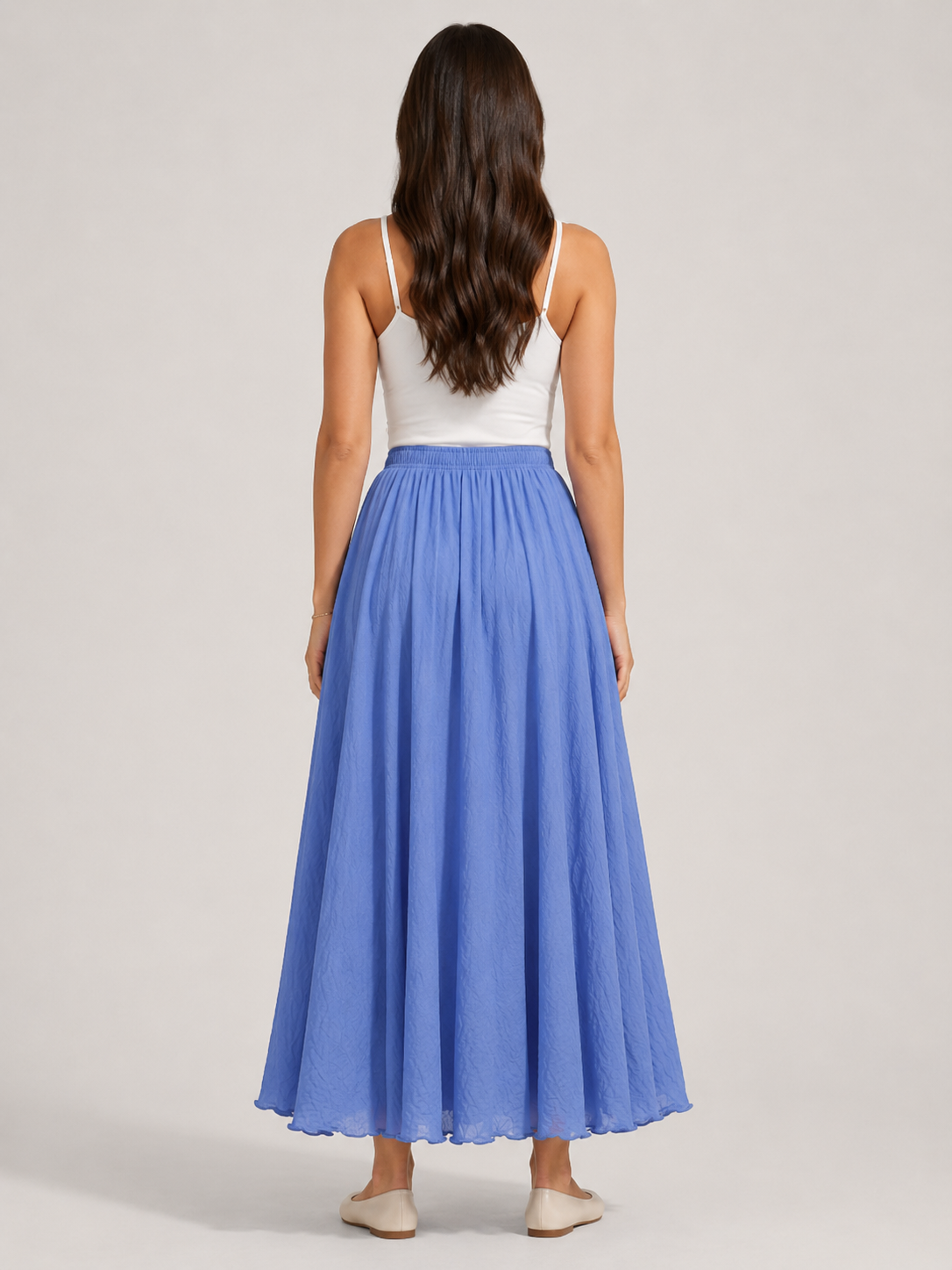 Juliette gathered a-line maxi skirt