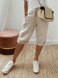 Georgina drawstring knee-length pants