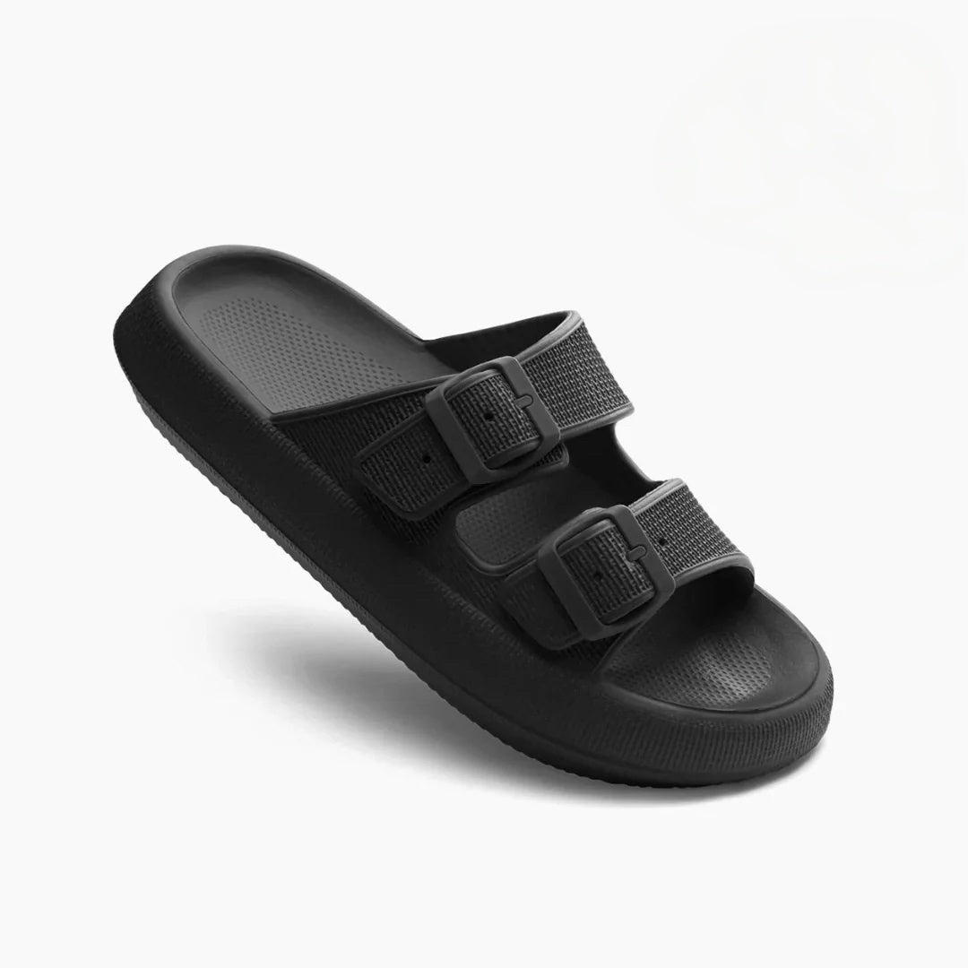 Calista Double-Strap Footbed Sandals | Women's Slip-On Sandals
