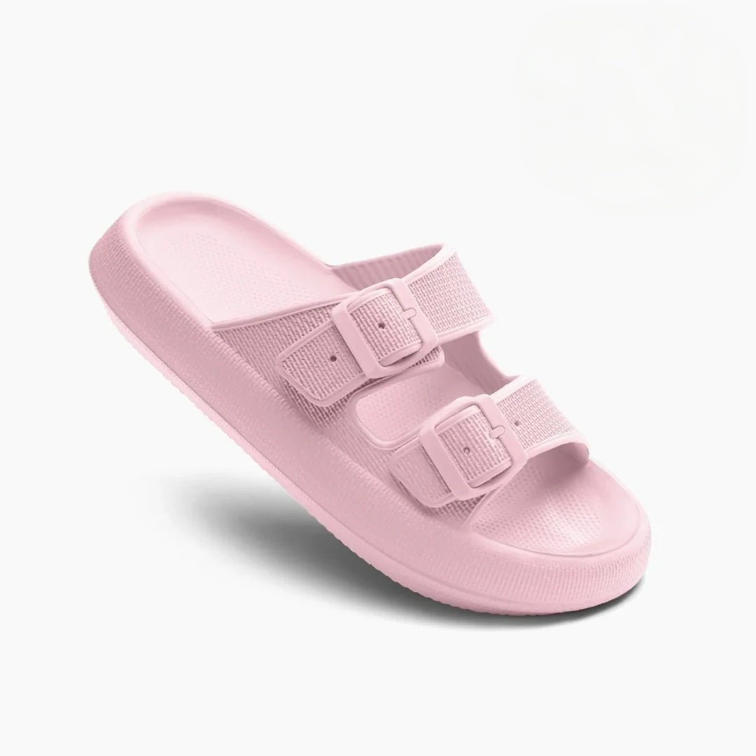 Calista Double-Strap Footbed Sandals | Women's Slip-On Sandals