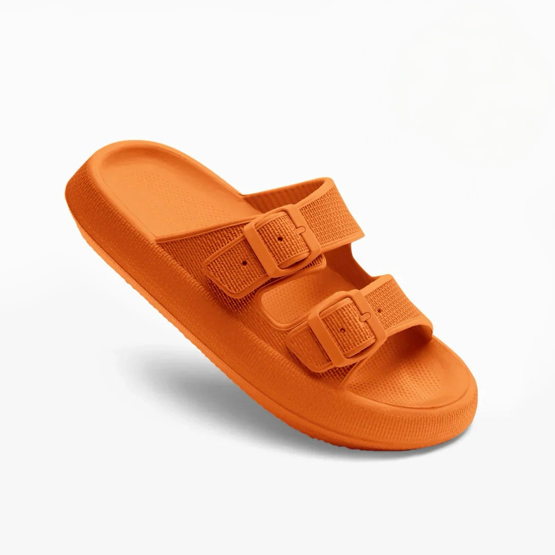 Calista Double-Strap Footbed Sandals | Women's Slip-On Sandals