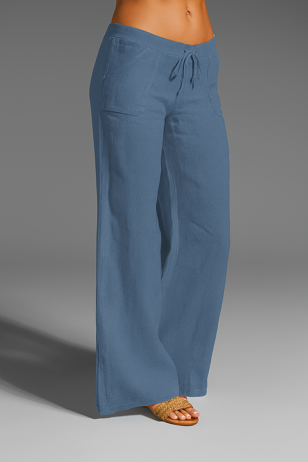 Lavinia drawstring wide-leg pants