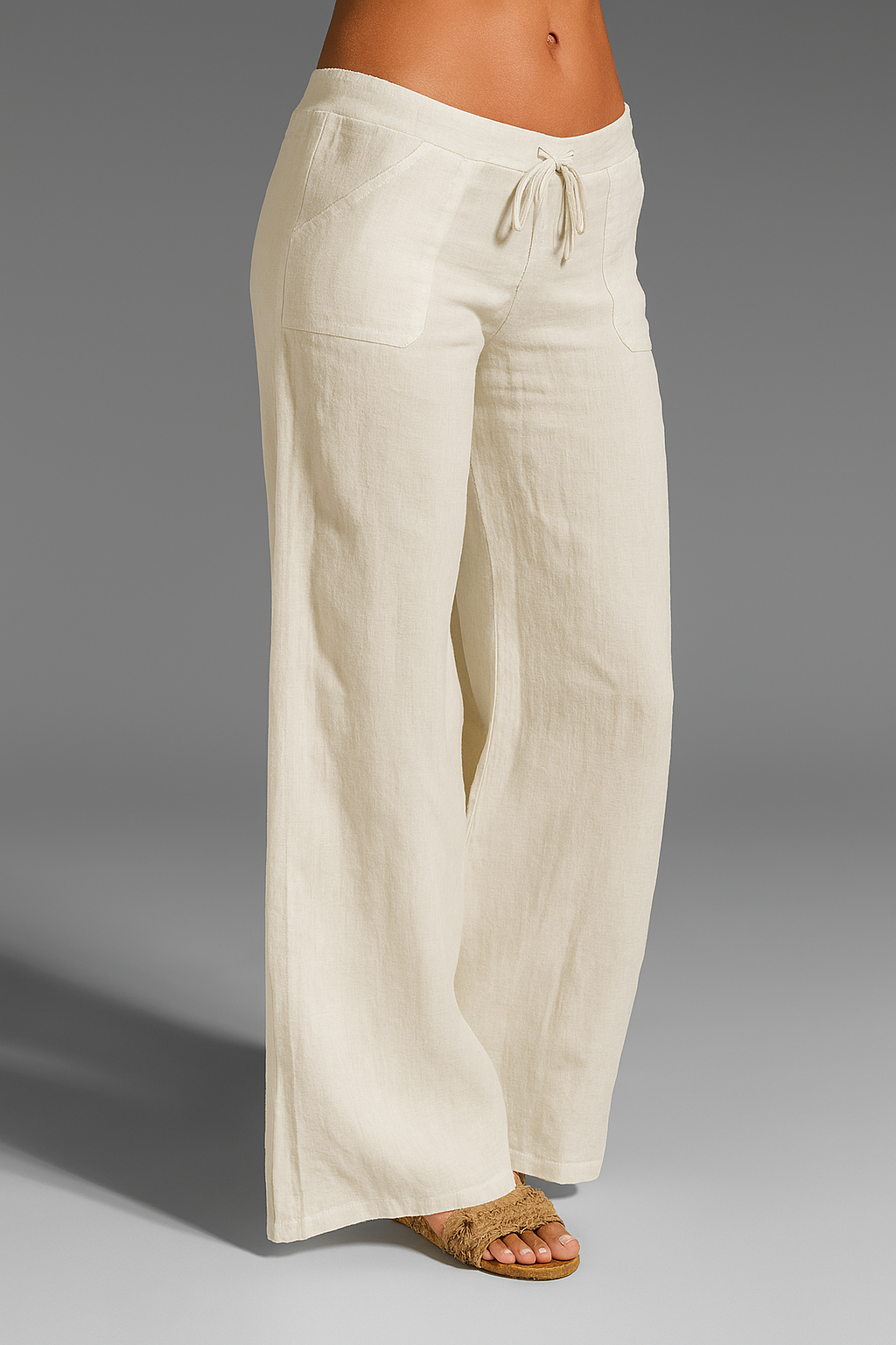 Lavinia drawstring wide-leg pants