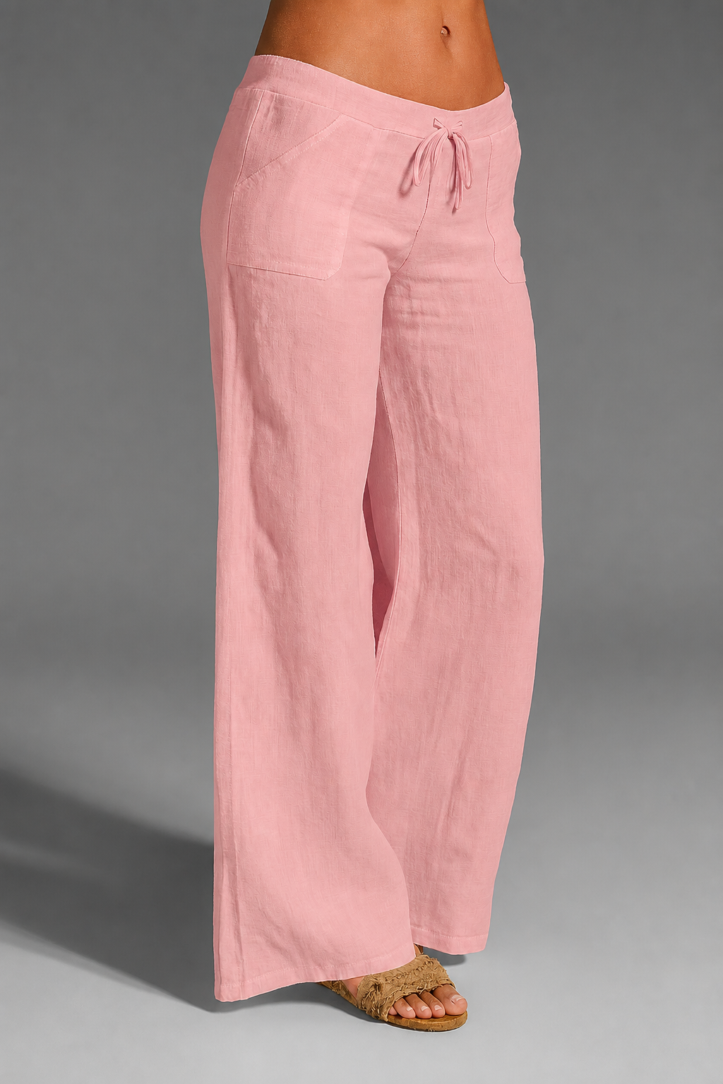 Lavinia drawstring wide-leg pants