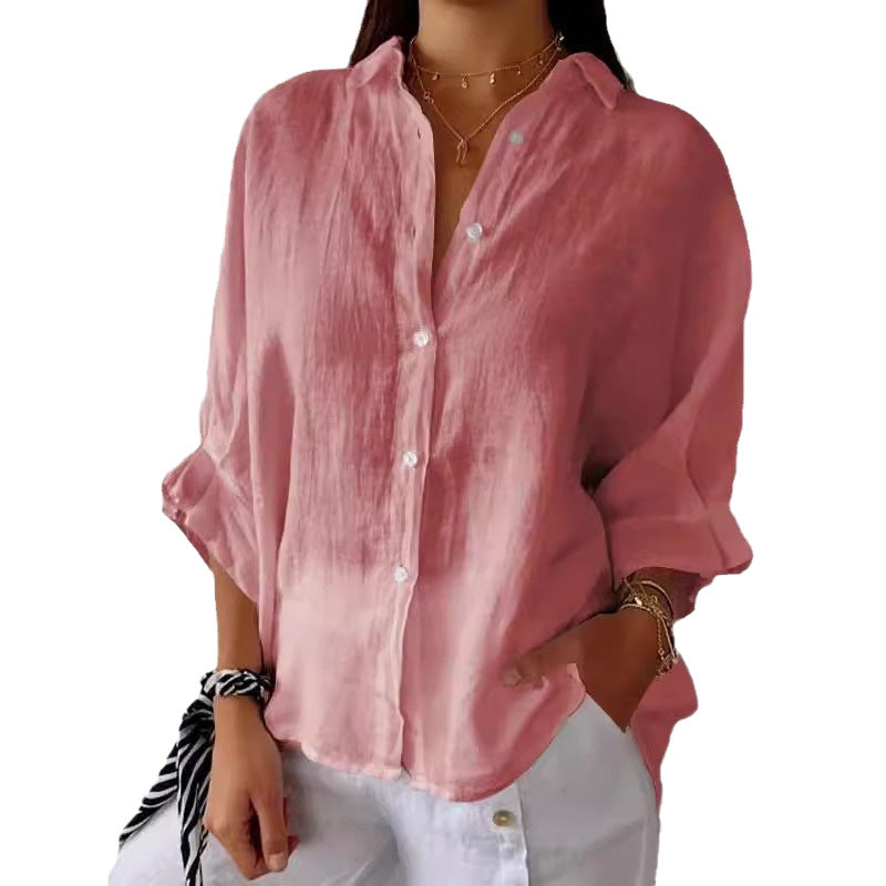 Linen Long Sleeve Shirt #1