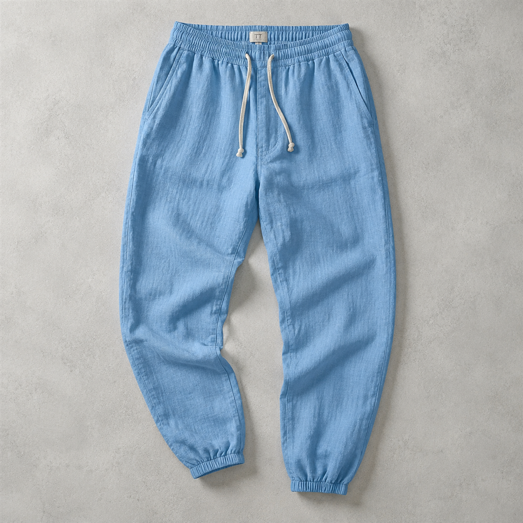 Philippa drawstring cuffed jogger pants