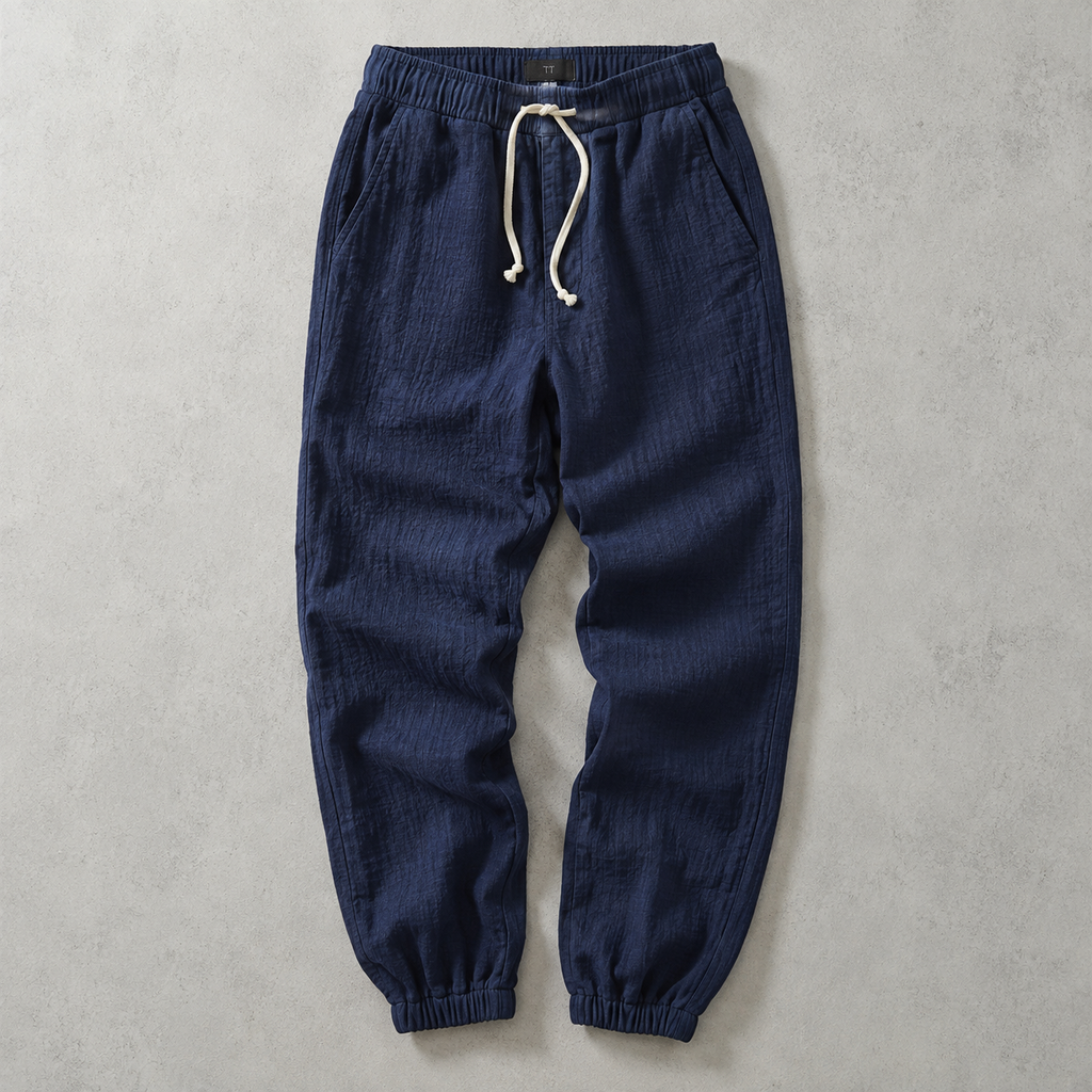 Philippa drawstring cuffed jogger pants