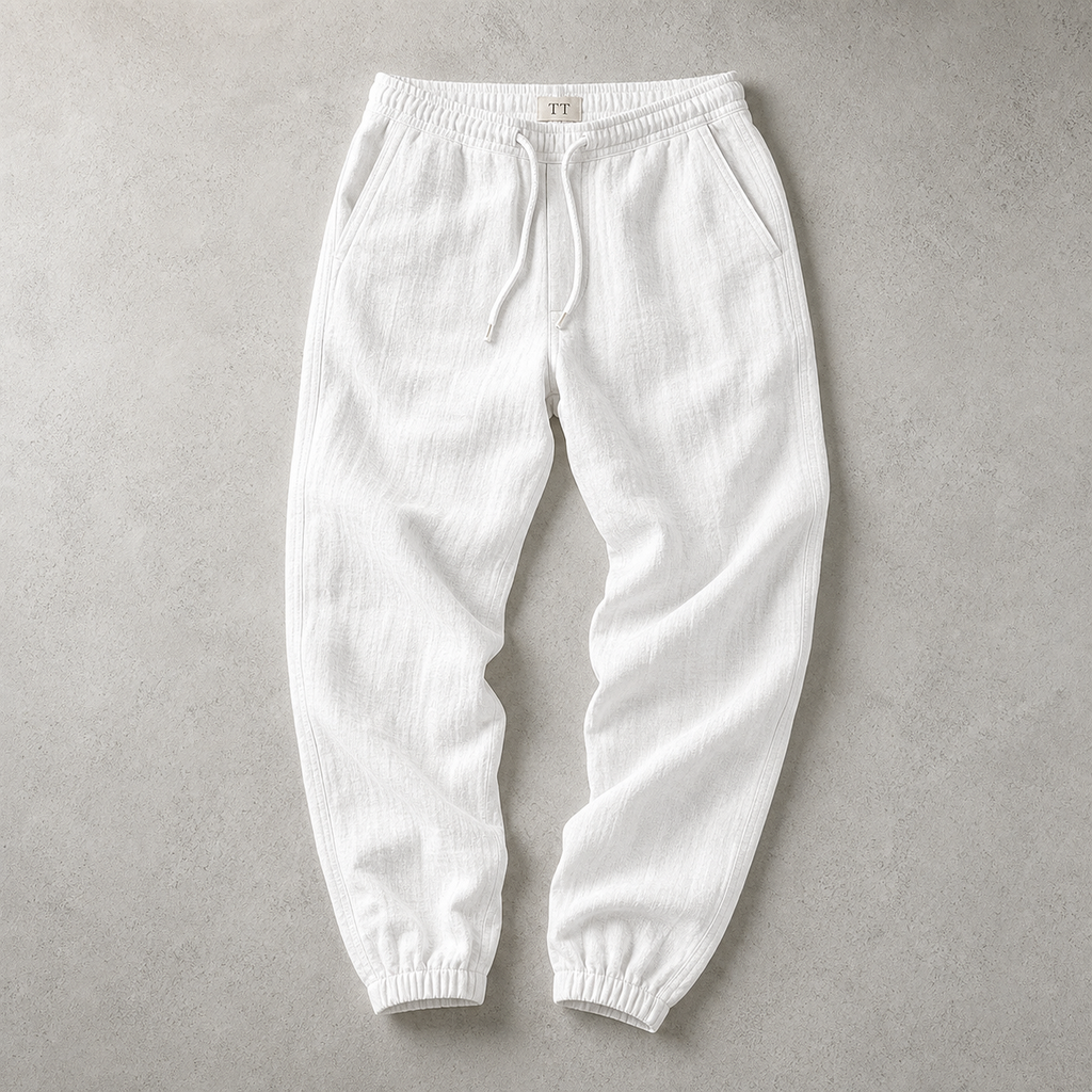 Philippa drawstring cuffed jogger pants