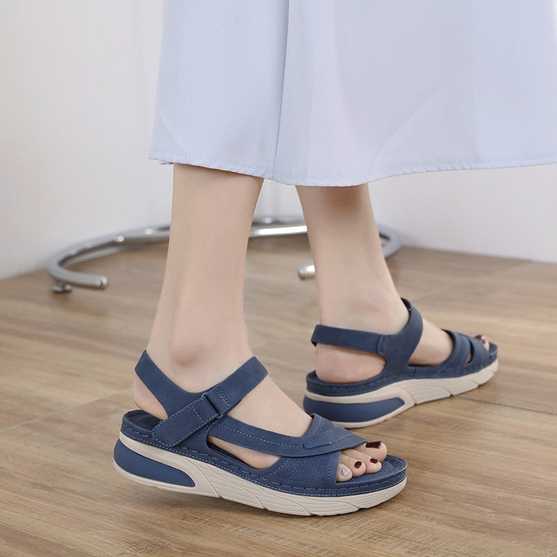 Helga Twin-Strap Comfort Sandals | Women's Cushioned Summer Sandals