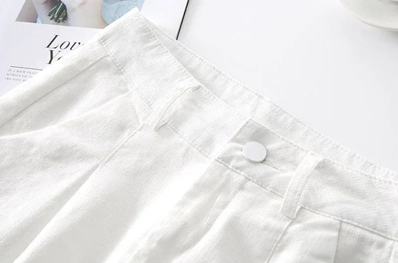 Florence high-waisted pleated tailored shorts