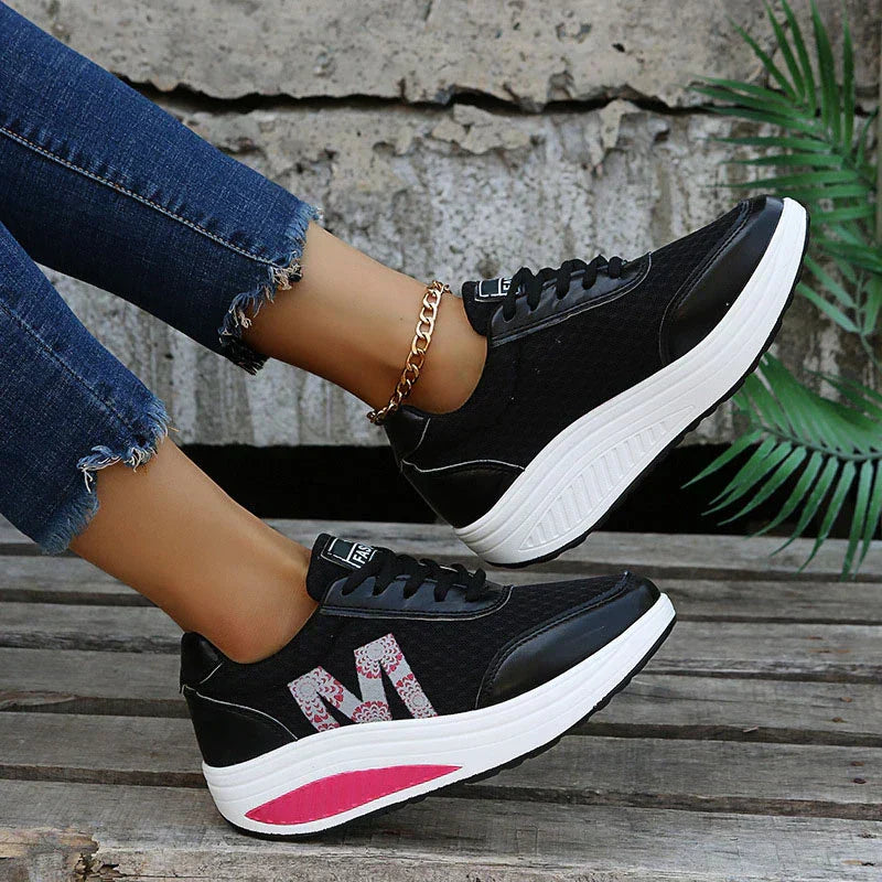 Skyler Platform Walking Sneakers | Women's Cushioned Trainers