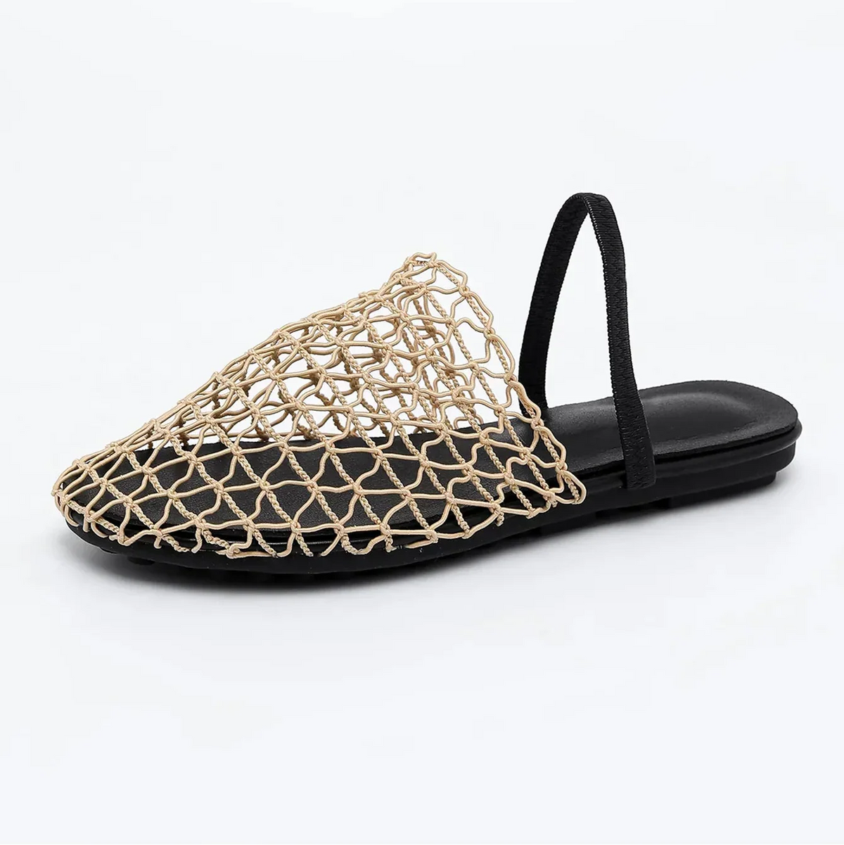 Summer Mesh Mule Sandals | Women's Woven Slip-On Sandals