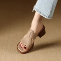Enara Wide-Band Mule Sandals | Women's Low Block Heel Sandals