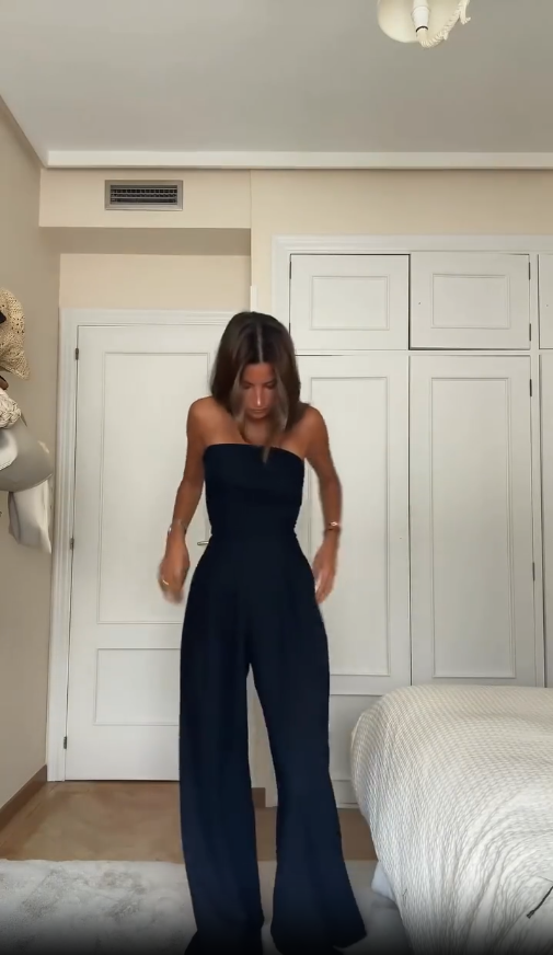 Nancy Strapless Jumpsuit | Women's Wide-Leg One-Piece