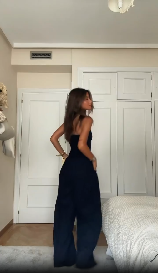 Nancy Strapless Jumpsuit | Women's Wide-Leg One-Piece