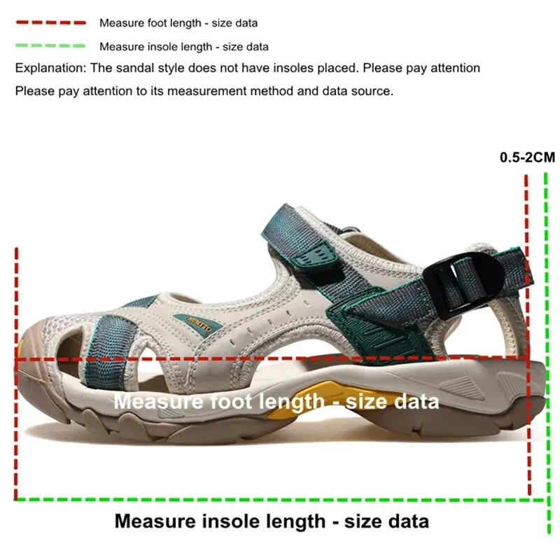 Humtto Closed-Toe Water Sandals | Women's Non-Slip Sport Sandals