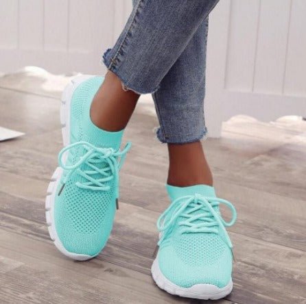 Nova Lightweight Knit Sneakers | Women's Lace-Up Trainers