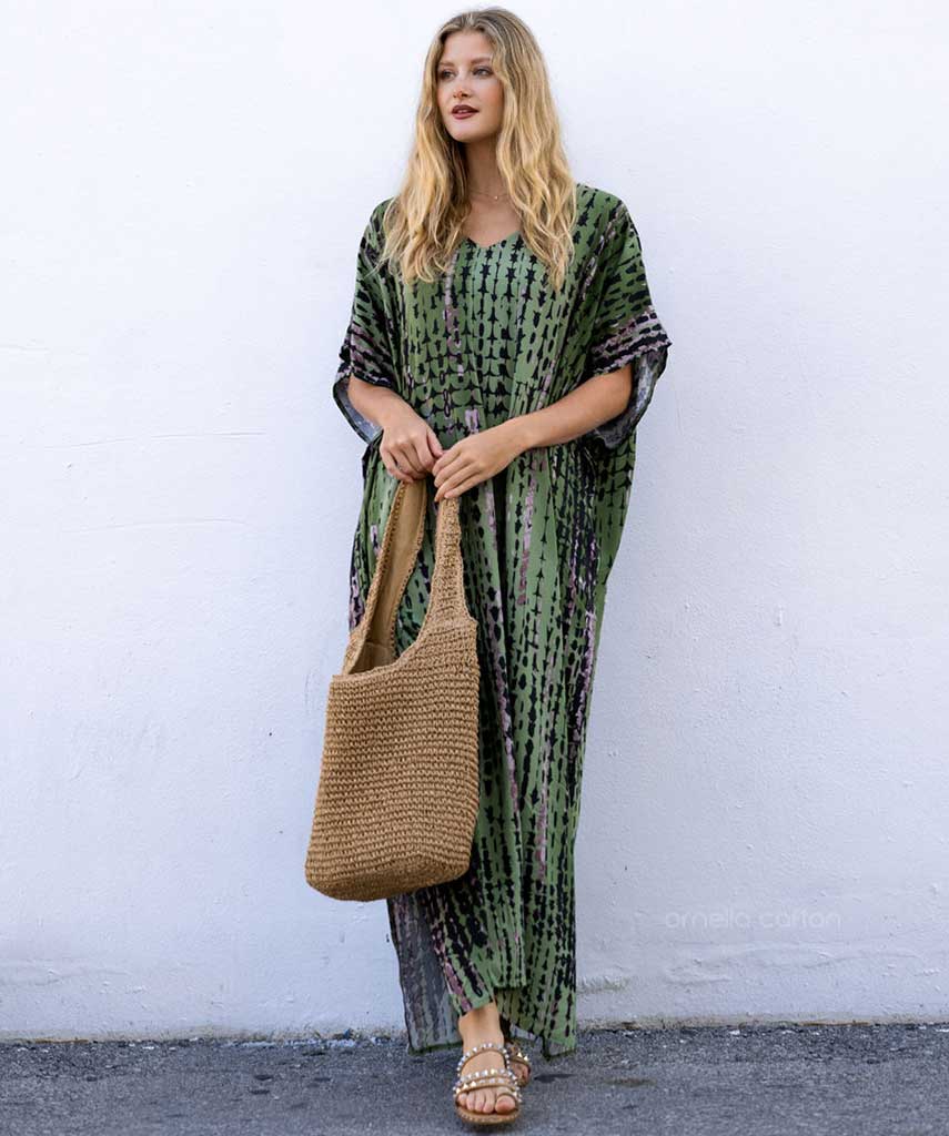 Brielle Tie-Dye Kaftan | Women's Relaxed Maxi Kaftan